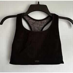 Victoria's Secret VSX Sports Bra Gray Black Reversible